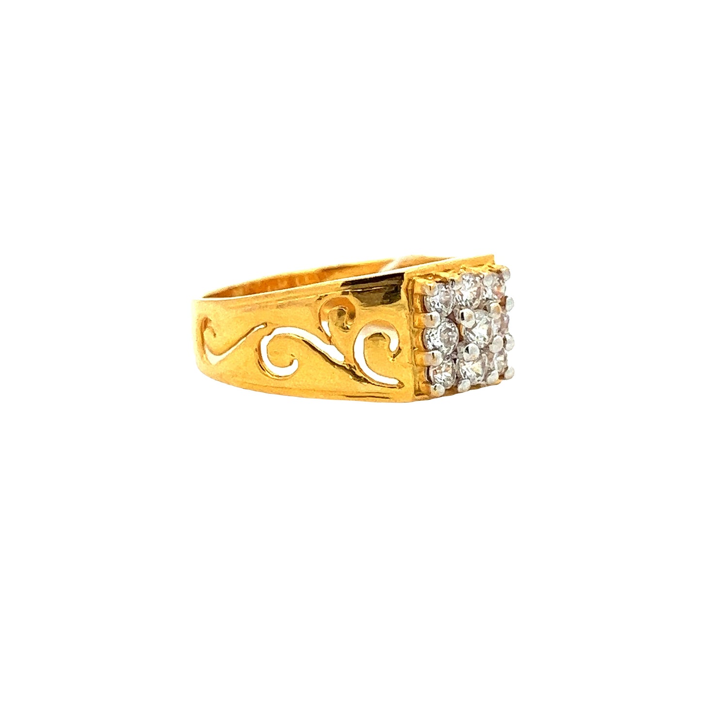 Load image into Gallery viewer, GOLD STONE RING ( 22K ) - 0016067
