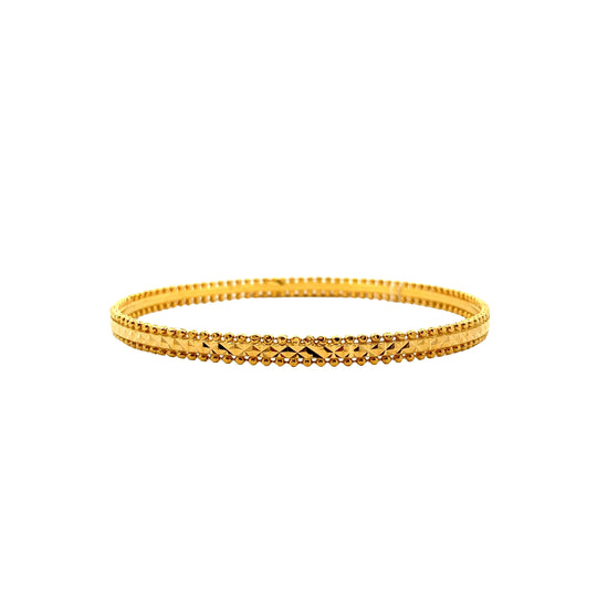 22K GOLD BANGLE - 0016040