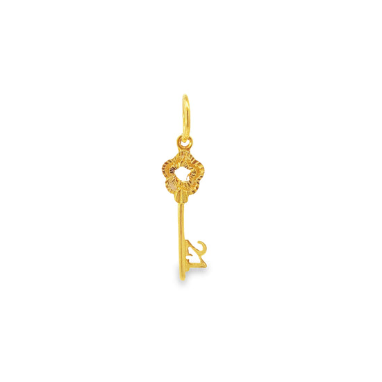 GOLD PENDANT ( 22K ) ( 1g ) - 0015728 Chain sold separately
