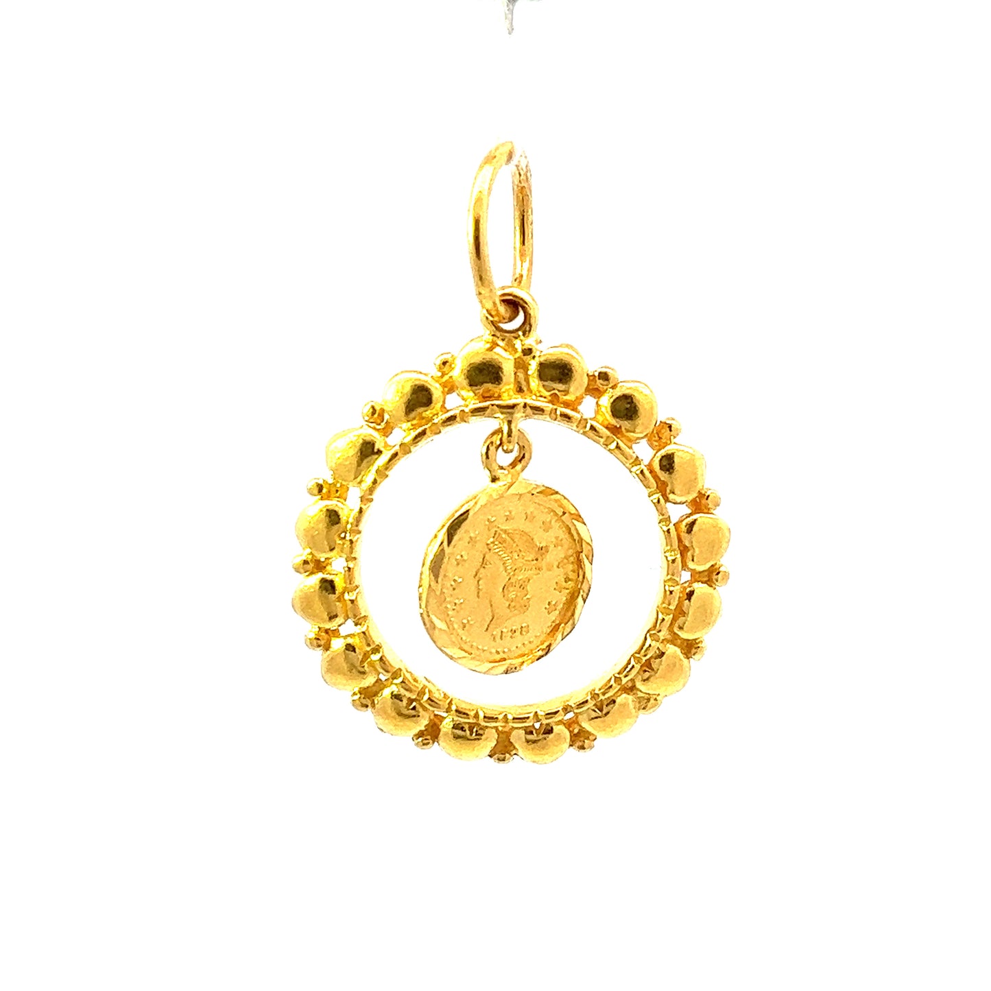 GOLD PENDANT ( 22K ) ( 3.41g ) - 0015193 Chain sold separately