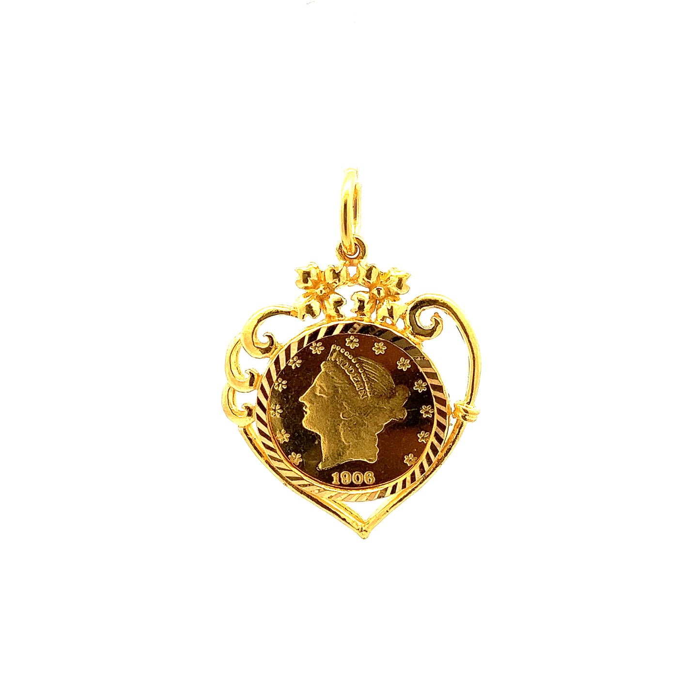 GOLD PENDANT ( 22K ) ( 6.17g ) - 0014811 Chain sold separately