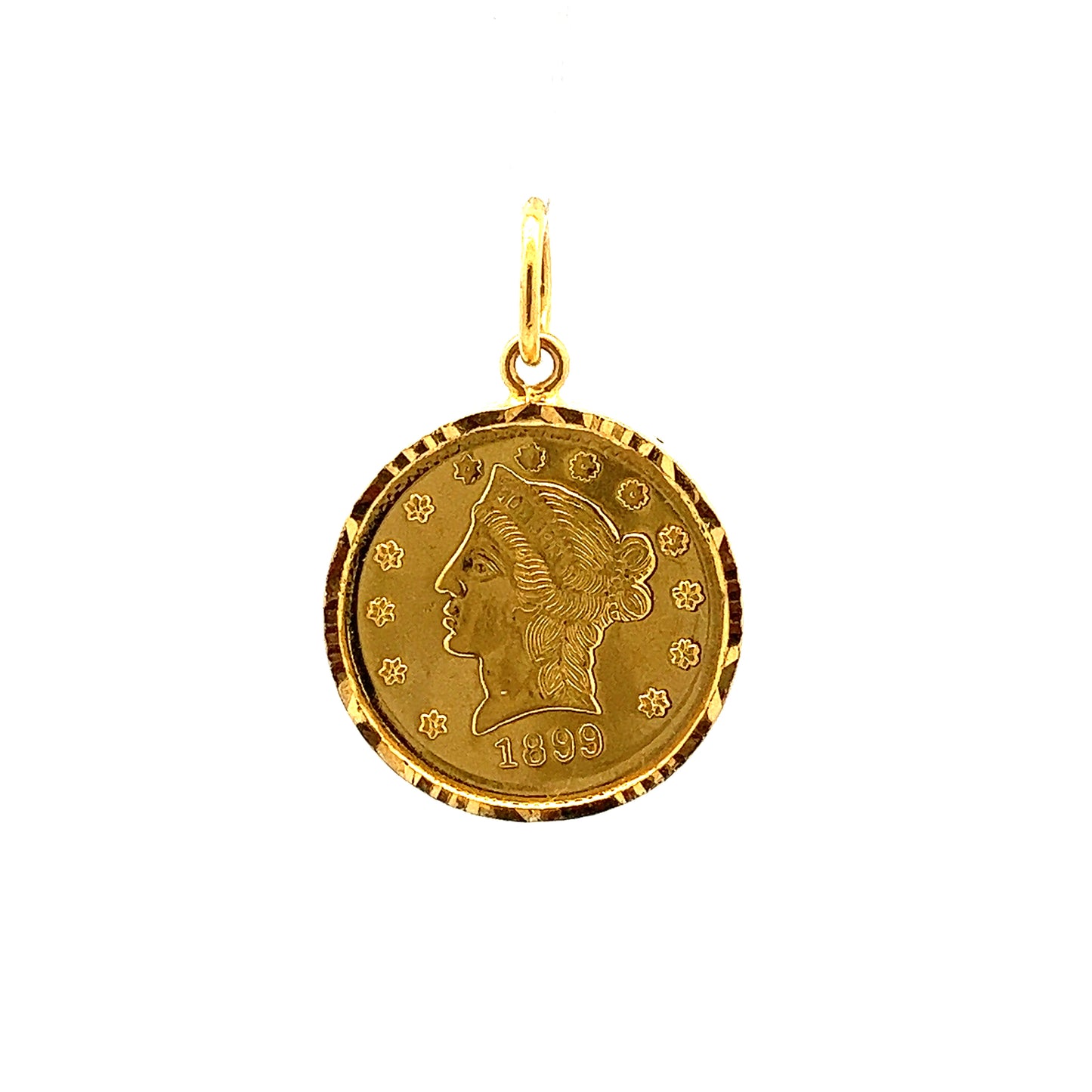 GOLD PENDANT ( 22K ) ( 2.11g ) - 0014796 Chain sold separately