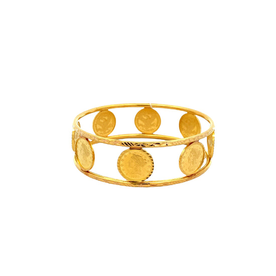 Load image into Gallery viewer, GOLD BANGLE ( 22K ) ( 29.16g ) - 0014700
