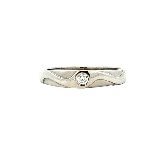 Load image into Gallery viewer, WHITE GOLD DIAMOND RING ( 18K ) - 0014626
