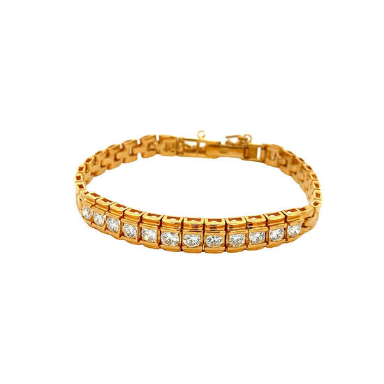 GOLD DIAMOND BRACELET ( 20K ) - 0014445