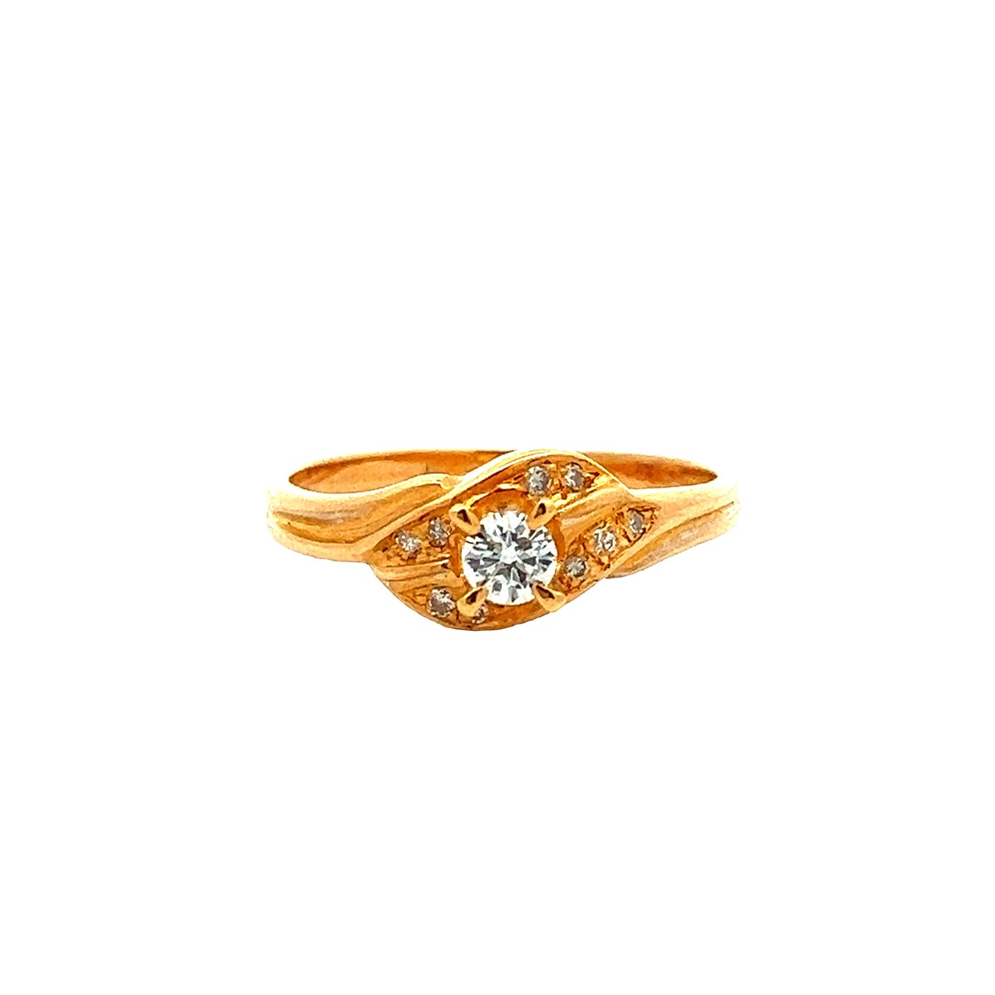 Load image into Gallery viewer, GOLD BRILLIANT RING ( 18K ) - 0014357
