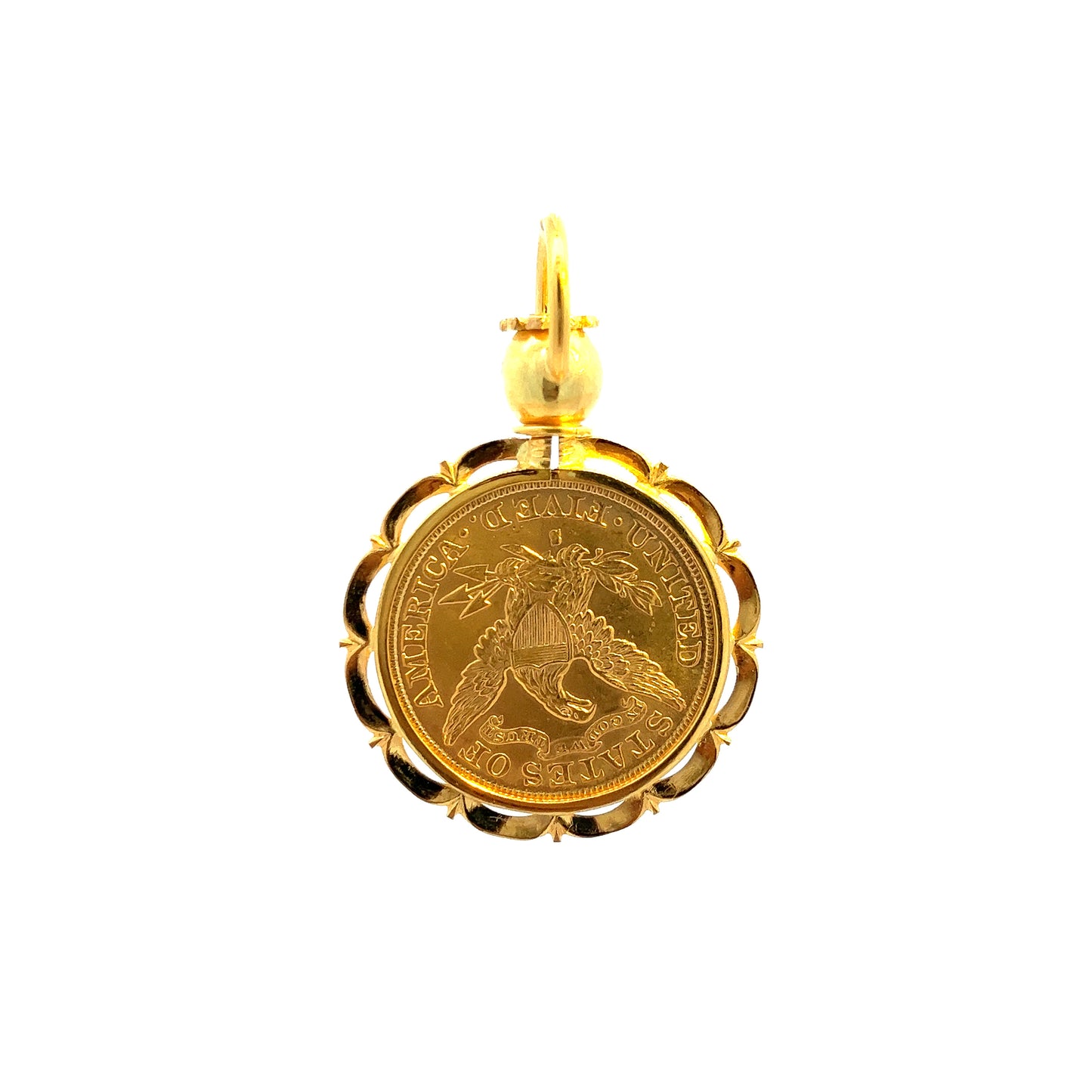 Load image into Gallery viewer, GOLD PENDANT ( 20K ) ( 12.96g ) - 0013623 Chain sold separately
