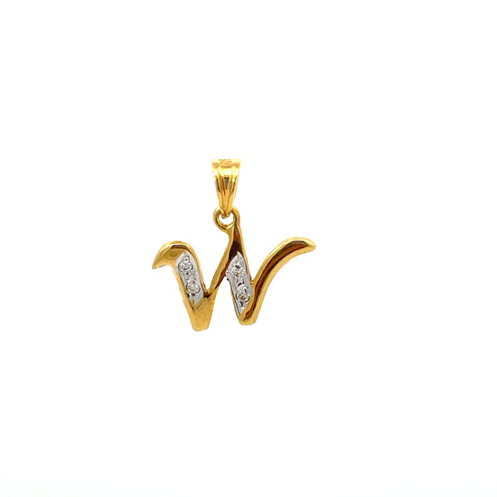 GOLD DIAMOND PENDANT ( 20K ) - 0013522