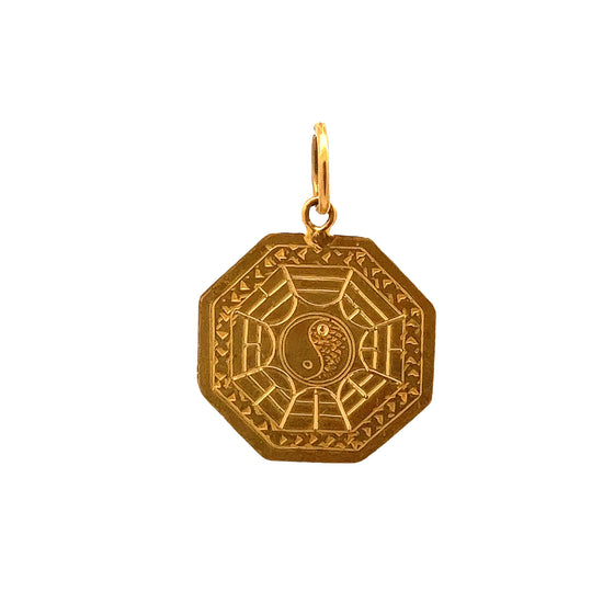 22K GOLD PENDANT - 0012529