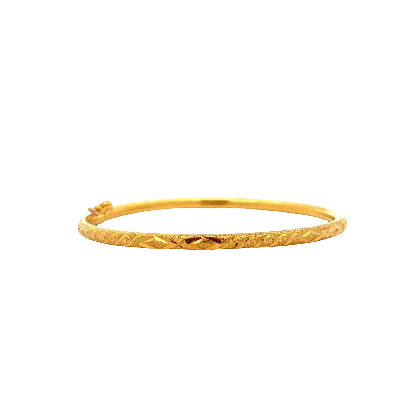 22K GOLD BANGLE - 0012051