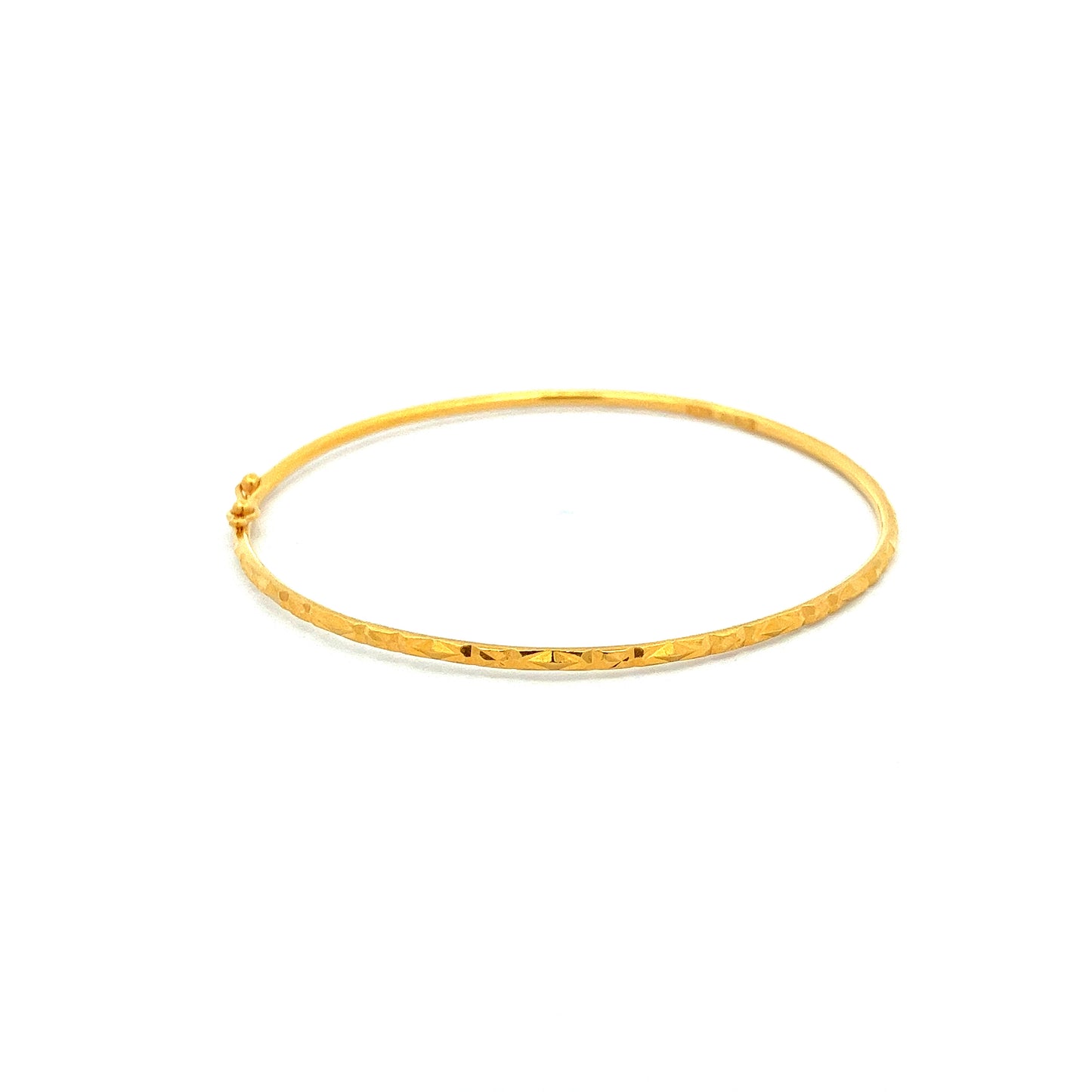 Gold bangle 2025 with circles