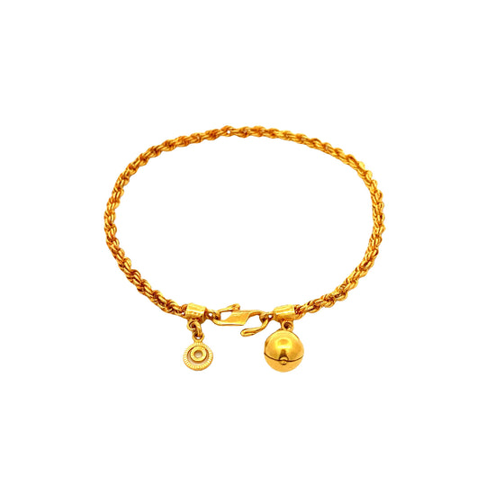 22K GOLD BRACELET - 0011627