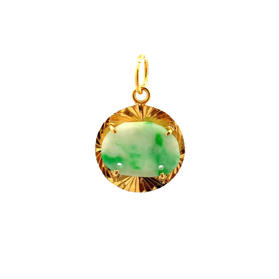 GOLD STONE PENDANT ( 20K ) ( 1.92g ) - 0011563 Chain sold separately