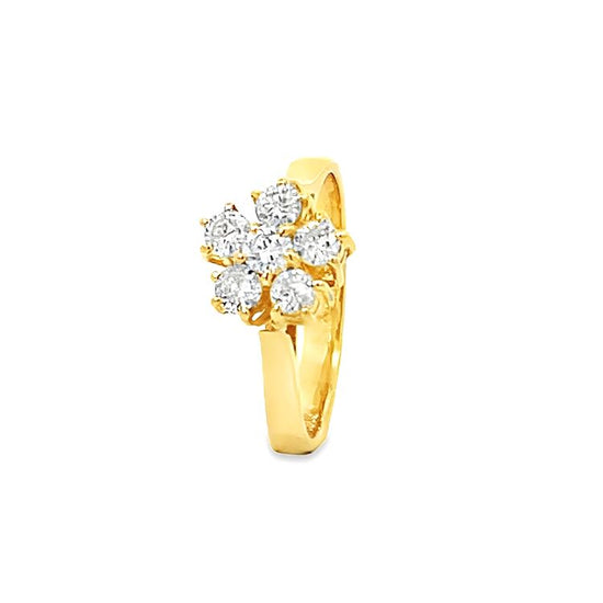 18K GOLD DIAMOND RING - 0011533
