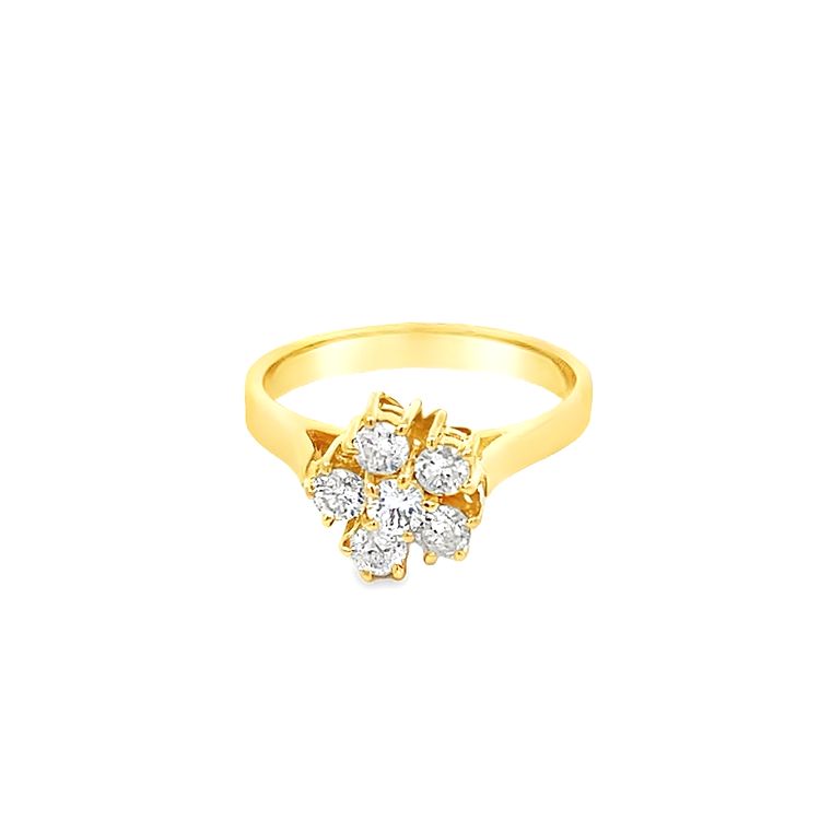 18K GOLD DIAMOND RING - 0011533