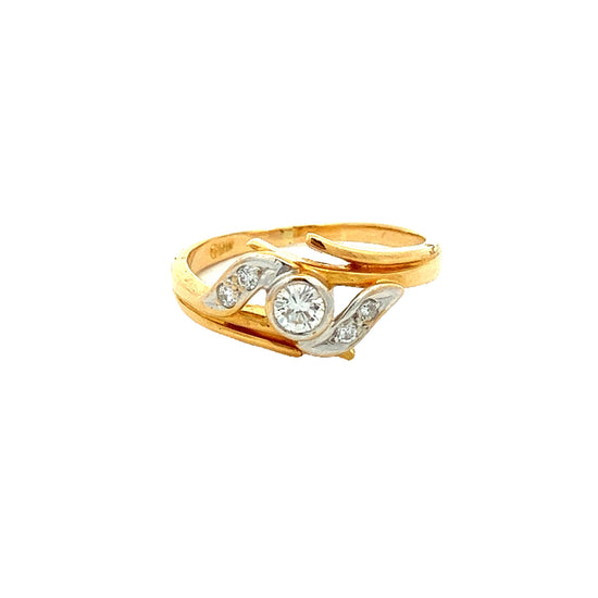 Load image into Gallery viewer, GOLD BRILLIANT RING ( 20K ) - 0011508
