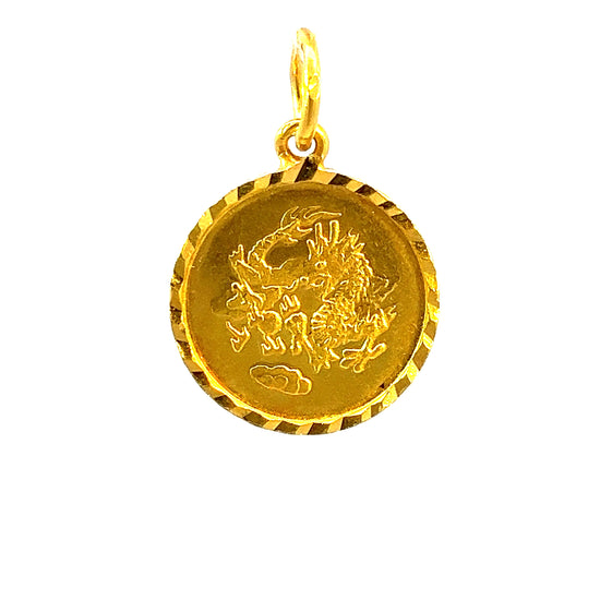 Load image into Gallery viewer, GOLD PENDANT ( 22K ) ( 3.03g ) - 0011186 Chain sold separately
