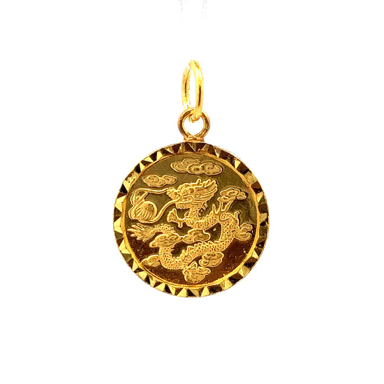 Load image into Gallery viewer, GOLD PENDANT ( 24K ) ( 5.36g ) - 0010507 Chain sold separately

