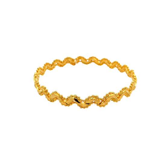 22K GOLD BANGLE - 0010396