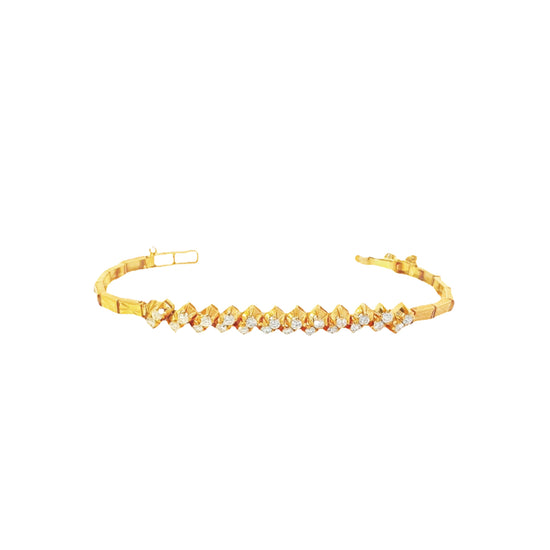 9K GOLD INTAN BRACELET - 0010290