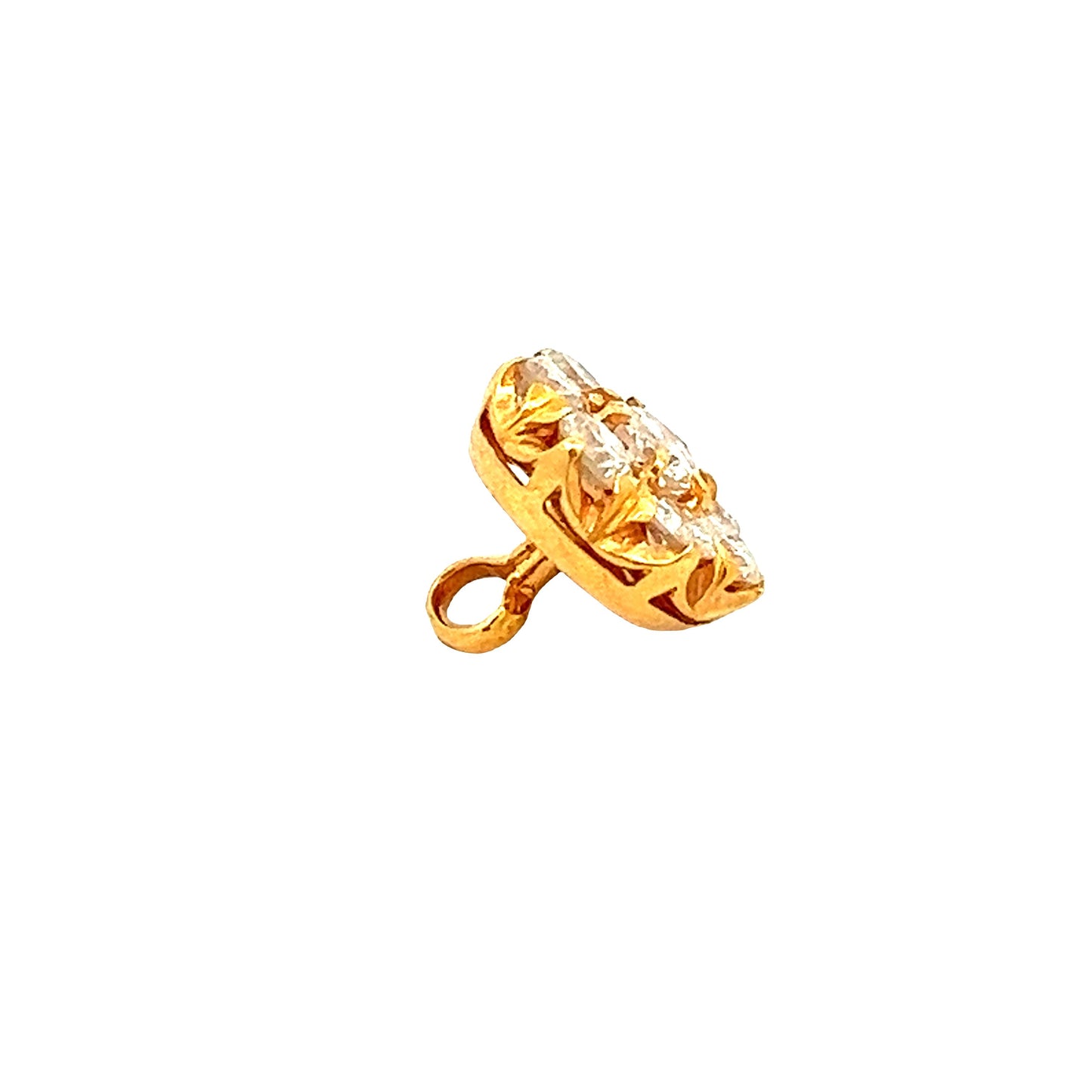 Load image into Gallery viewer, GOLD DIAMOND PENDANT ( 18K ) ( 1.2g ) - 0010237 Chain sold separately
