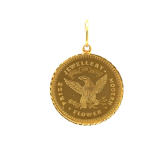 GOLD PENDANT ( 22K ) ( 8.92g ) - 0008594 Chain sold separately