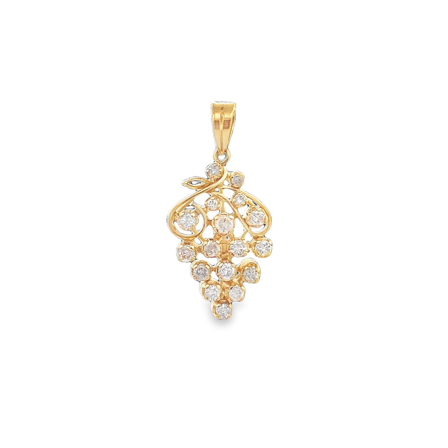 Load image into Gallery viewer, GOLD DIAMOND PENDANT ( 18K ) ( 4.06g ) - 0008339 Chain sold separately
