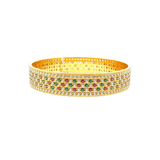 Load image into Gallery viewer, GOLD STONE BANGLE ( 22K ) ( 46.78g ) - 0007837
