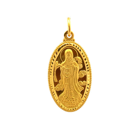 Load image into Gallery viewer, GOLD PENDANT ( 24K ) ( 5.98g ) - 0006600 Chain sold separately
