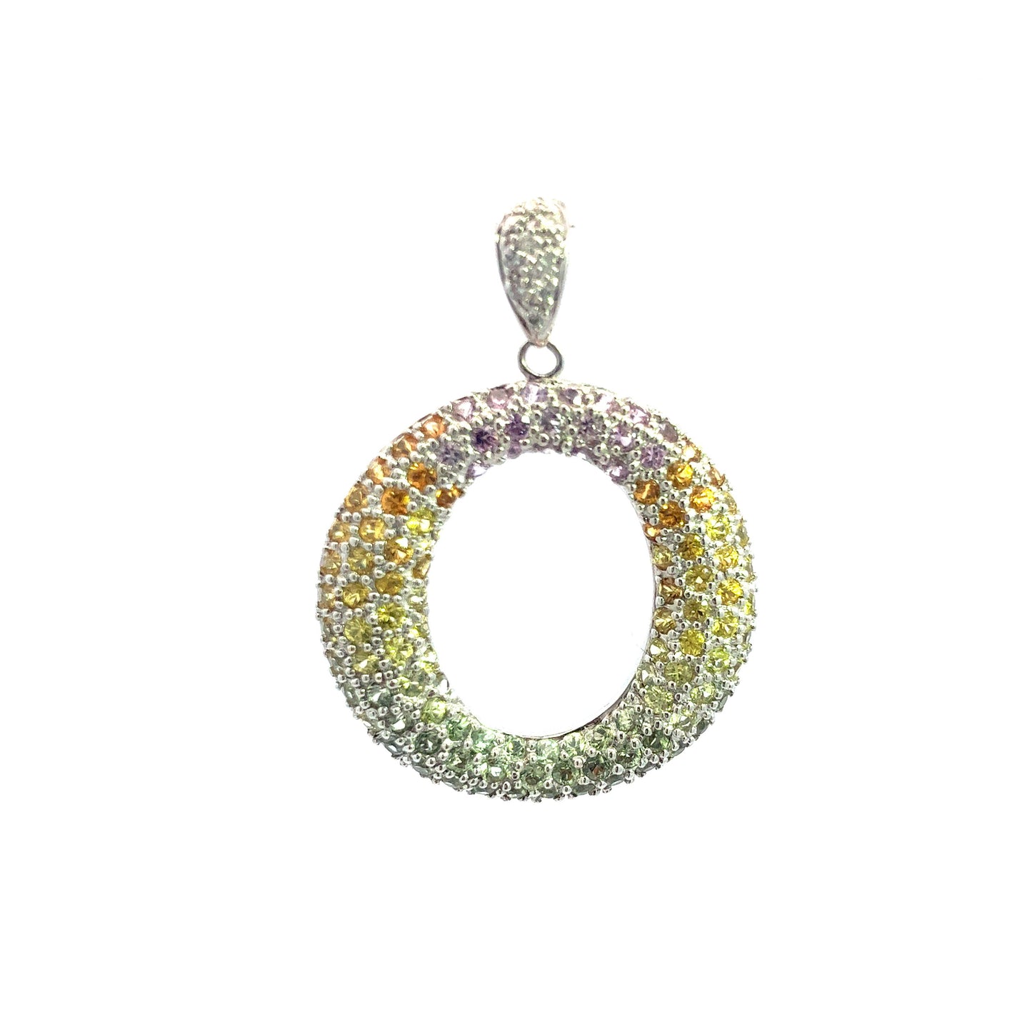 Load image into Gallery viewer, WHITE GOLD DIAMOND PENDANT ( 18K ) ( 10.14g ) - 0006629 Chain sold separately
