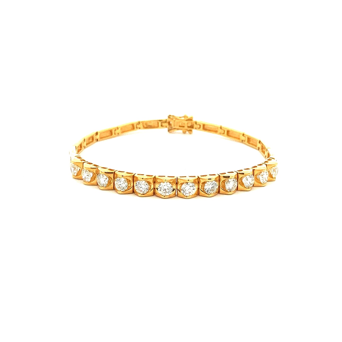 Gold Jewellery | GOLD BRILLIANT BRACELET ( 18K ) - 0006628