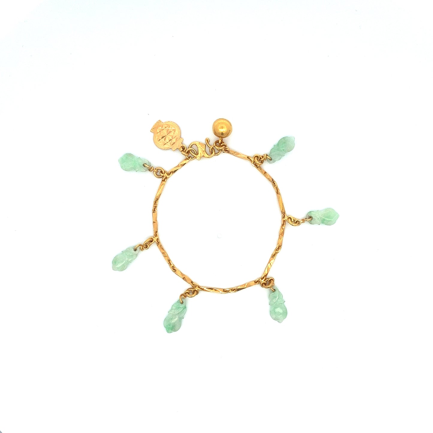 20K GOLD STONE BRACELET - 0006503