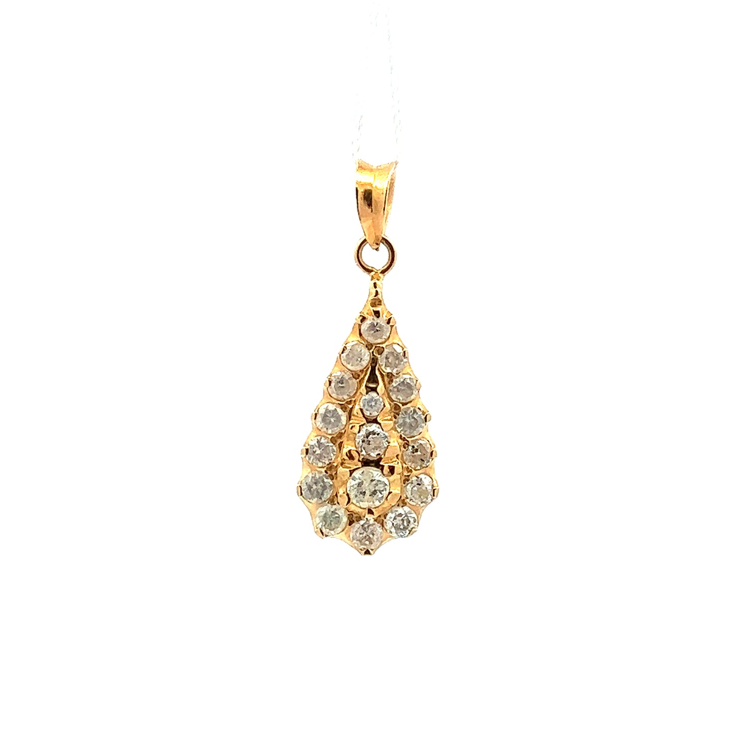 18K GOLD DIAMOND PENDANT - 0004007