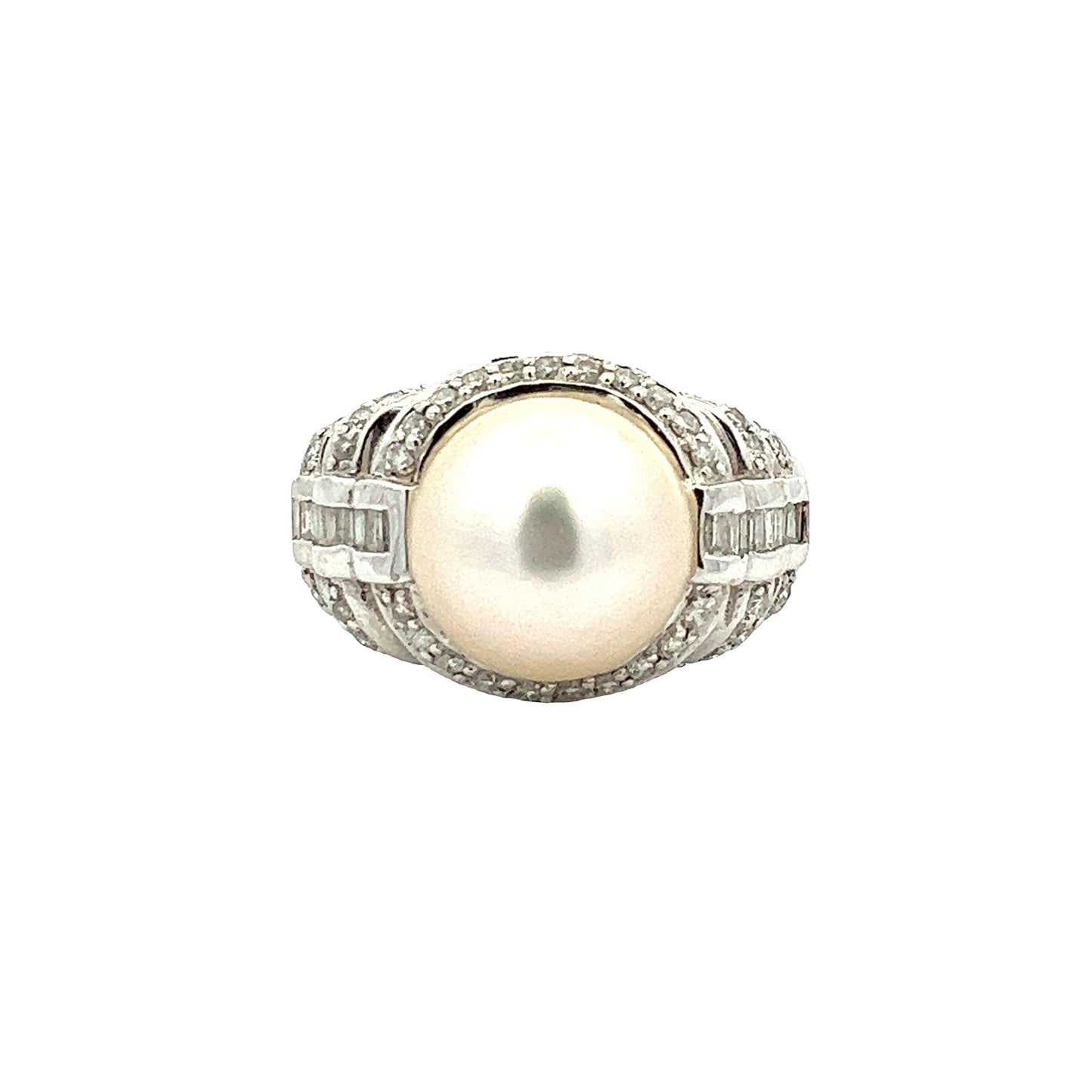 Load image into Gallery viewer, 18K WHITE GOLD DIAMOND RING - 0003982
