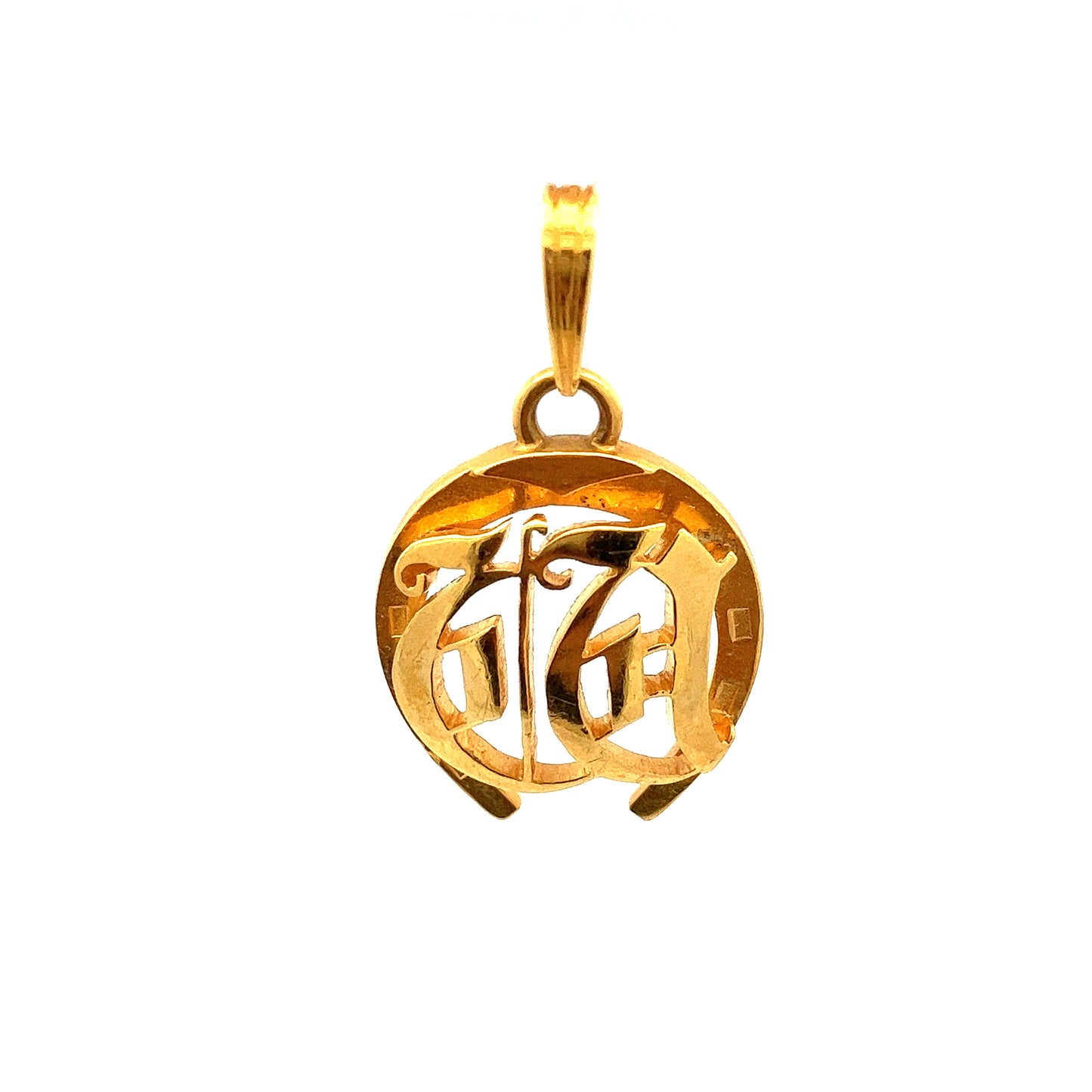 Load image into Gallery viewer, GOLD PENDANT ( 20K ) ( 3.59g ) - P003112 Chain sold separately
