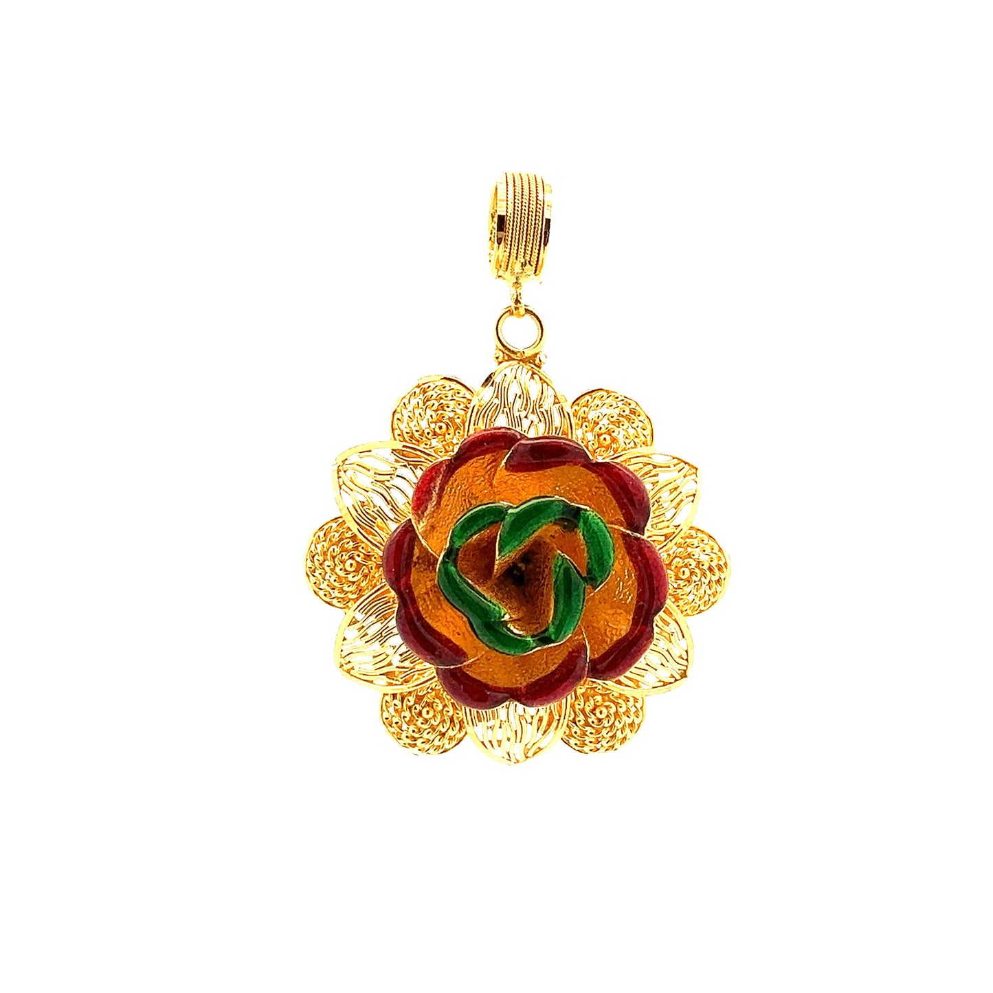 Load image into Gallery viewer, GOLD PENDANT ( 22K ) ( 11.29g ) - P003642 Chain sold separately
