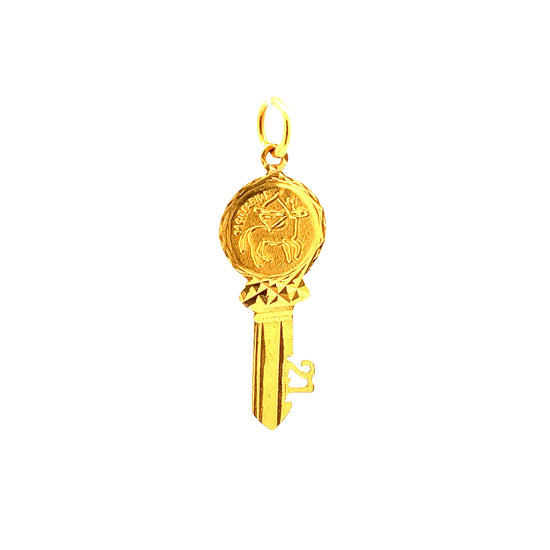 Load image into Gallery viewer, GOLD PENDANT ( 22K ) ( 2.62g ) - P003093 Chain sold separately
