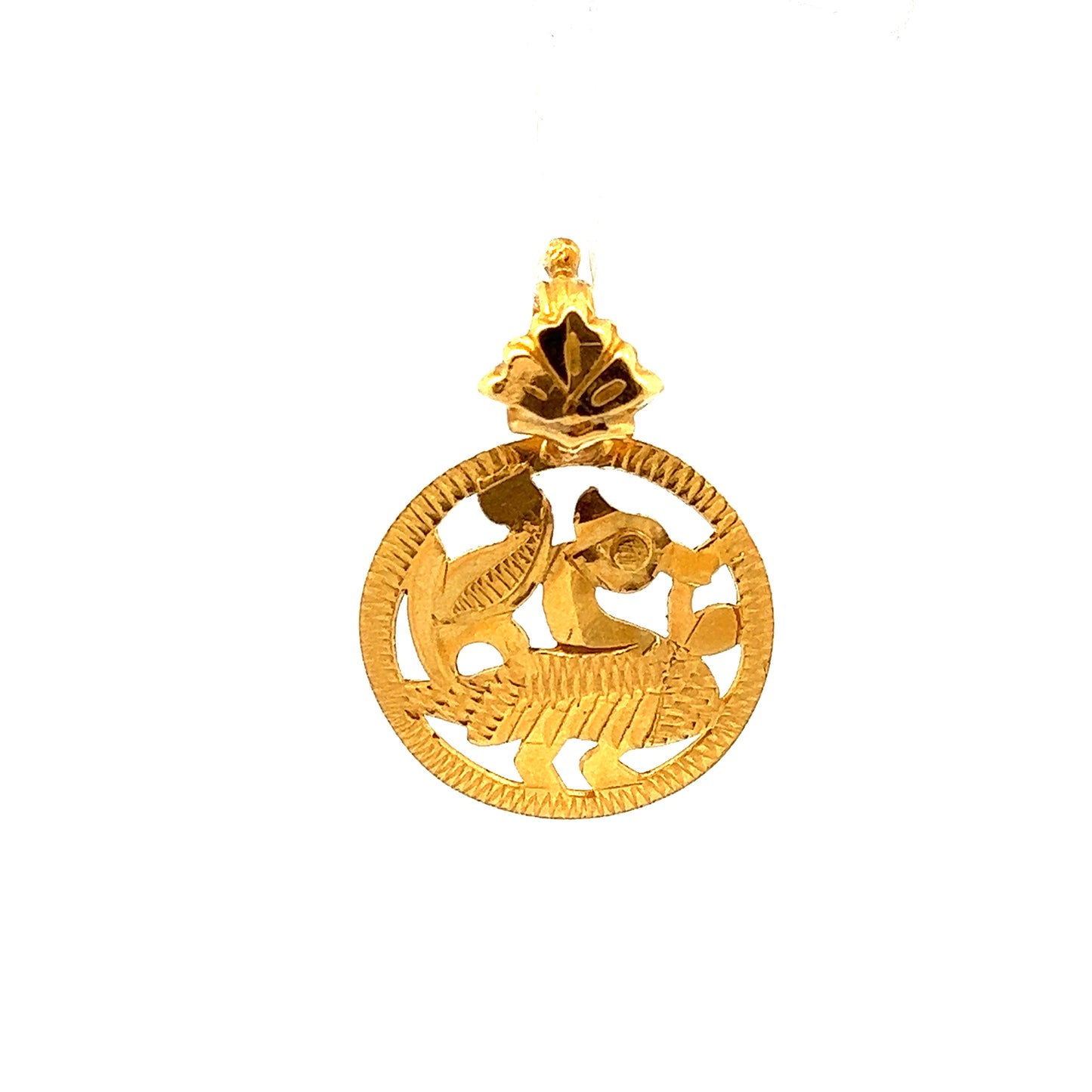 Load image into Gallery viewer, GOLD PENDANT ( 22K ) ( 1.2g ) - P003094 Chain sold separately
