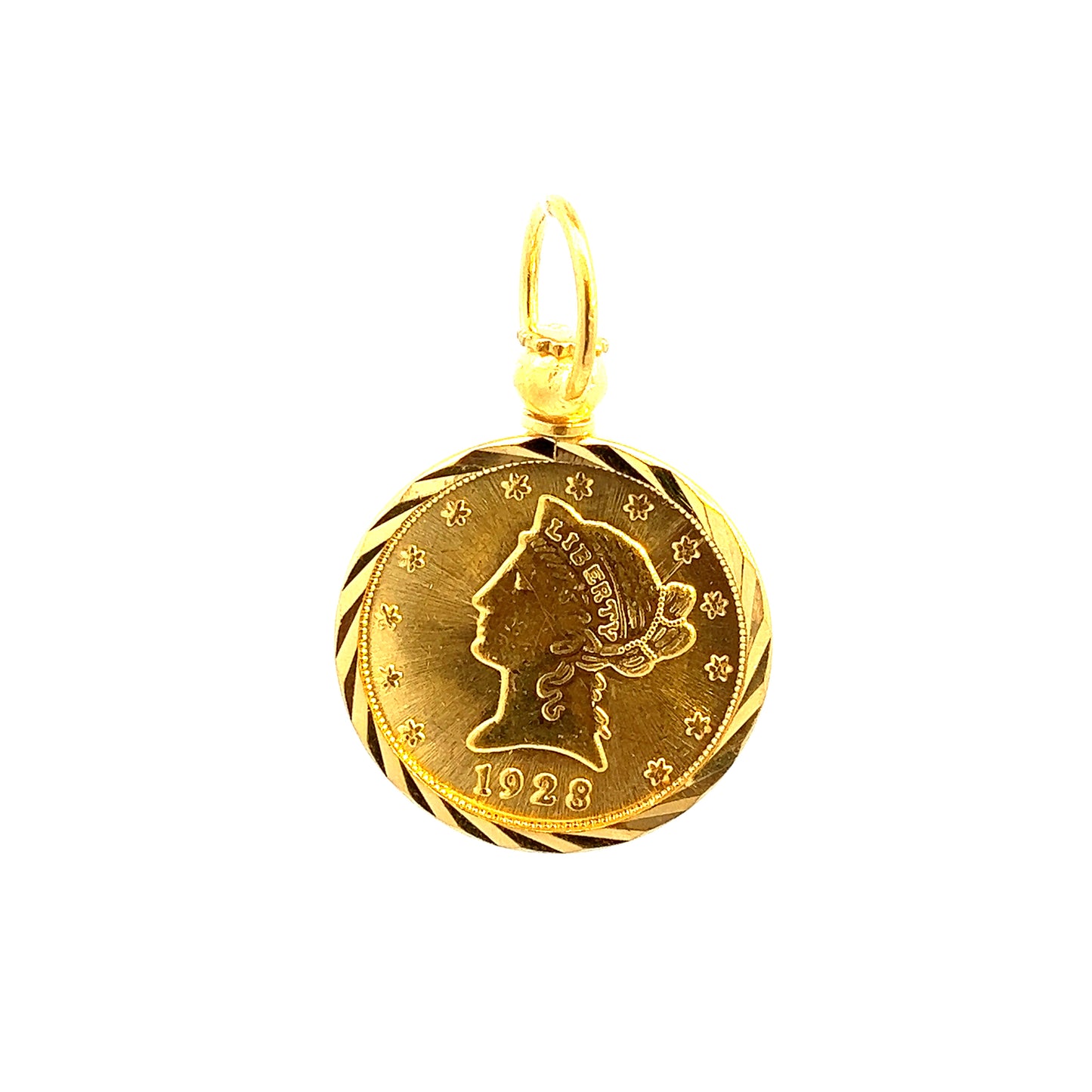 Load image into Gallery viewer, GOLD PENDANT ( 24K ) ( 11.02g ) - P003004 Chain sold separately
