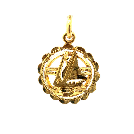 Load image into Gallery viewer, GOLD PENDANT ( 24K ) ( 6.58g ) - P002413 Chain sold separately
