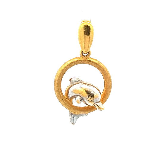 Load image into Gallery viewer, GOLD PENDANT ( 22K ) ( 2.89g ) - P002454 Chain sold separately
