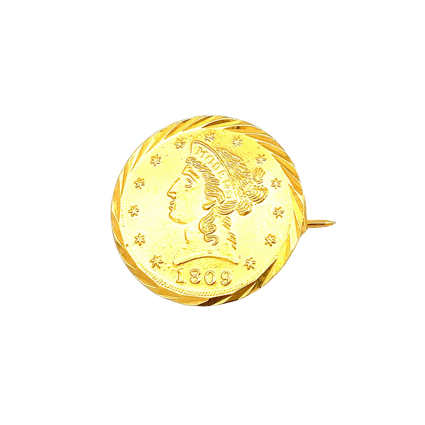 Load image into Gallery viewer, GOLD PENDANT ( 22K ) ( 5.23g ) - P002066 Chain sold separately
