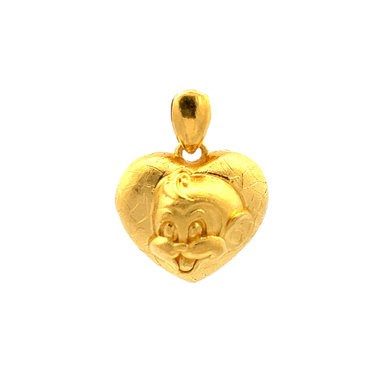 Load image into Gallery viewer, GOLD PENDANT ( 24K ) ( 2.75g ) - P001930 Chain sold separately
