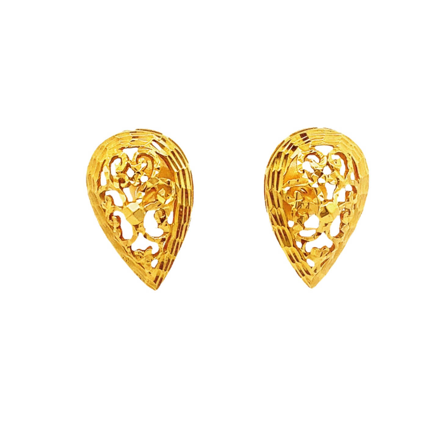 Load image into Gallery viewer, GOLD EARRINGS ( 22K ) ( 4.7g ) - P001412
