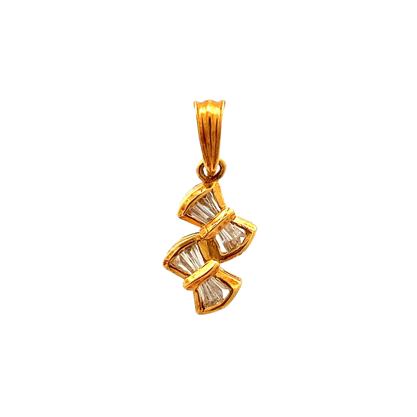 Load image into Gallery viewer, GOLD DIAMOND PENDANT ( 20K ) ( 1g ) - P001033 Chain sold separately
