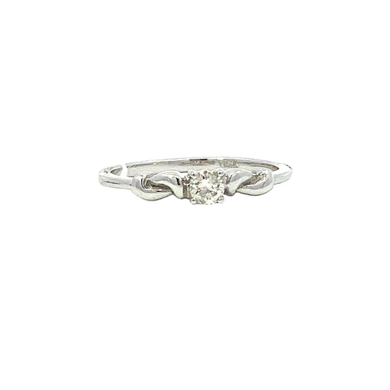 Load image into Gallery viewer, WHITE GOLD DIAMOND RING ( 18K ) ( 1.48g ) - P001002
