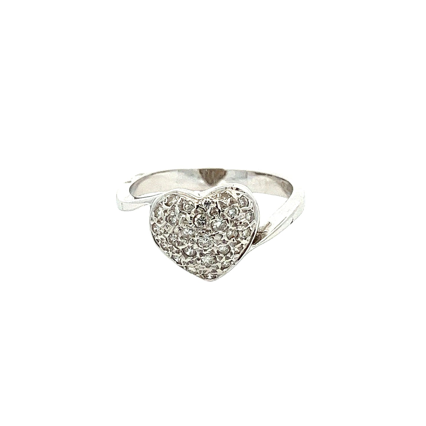 Load image into Gallery viewer, WHITE GOLD DIAMOND RING ( 20K ) - P001083
