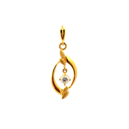 Load image into Gallery viewer, 18K GOLD STONE PENDANT - P000589
