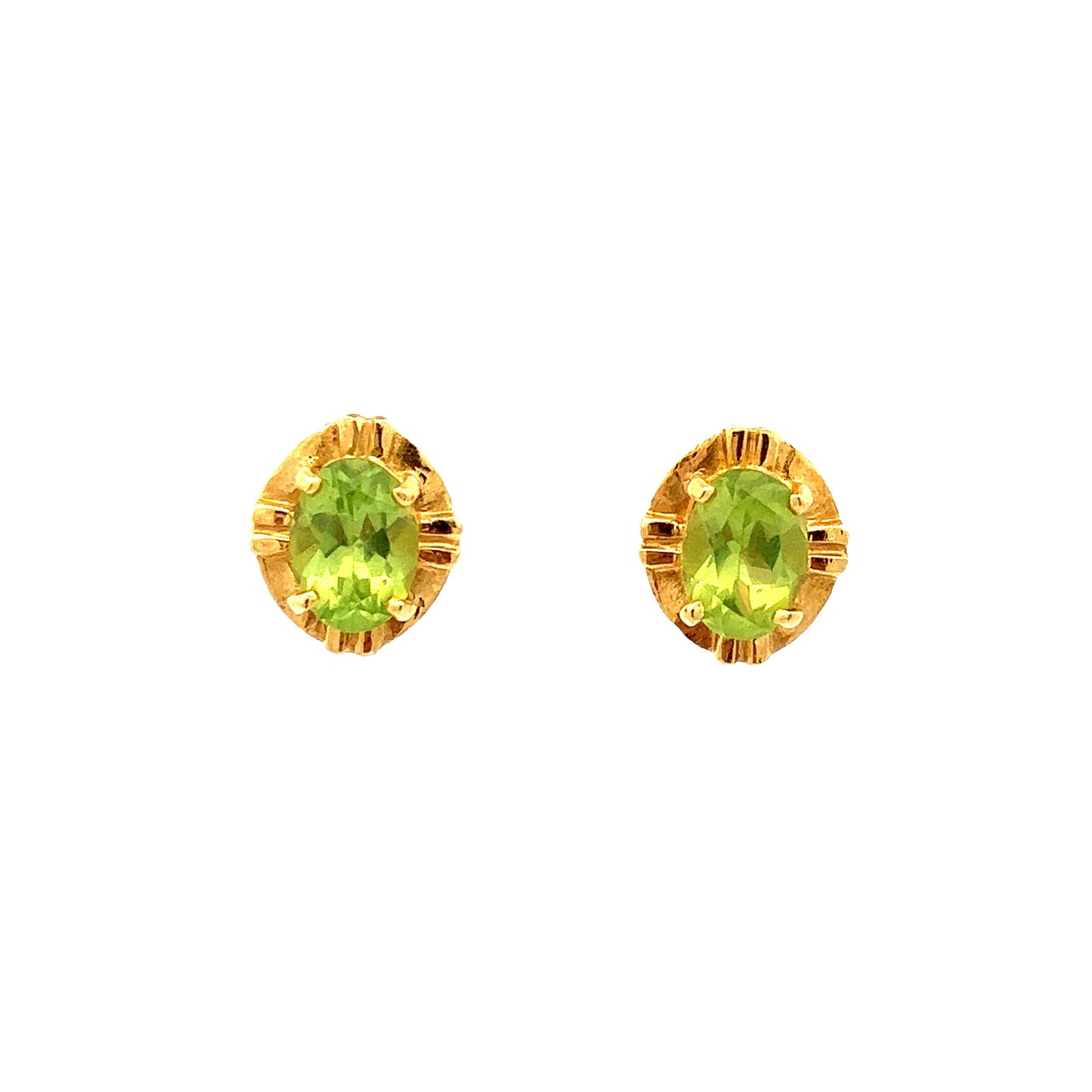 Load image into Gallery viewer, GOLD STONE EARRINGS ( 18K ) - P000797

