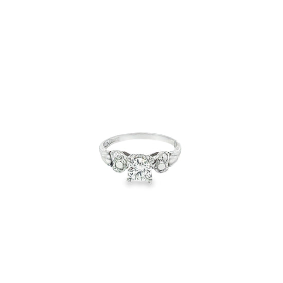 Load image into Gallery viewer, WHITE GOLD BRILLIANT RING ( 18K ) - P000026
